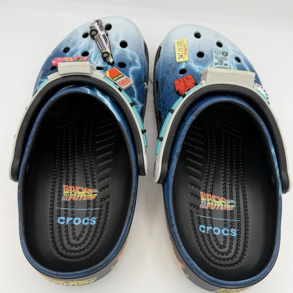 Crocs x Back To The Future Classic Clog - Size Men's 6 / Women's 8 Delorean New